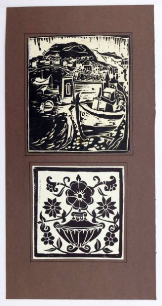 Βάρκες, βάζο με λουλούδια