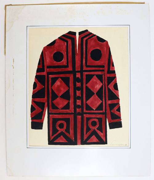 Κοστούμι με γεωμετρικά σχήματα