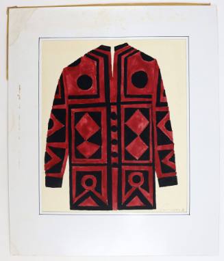 Κοστούμι με γεωμετρικά σχήματα