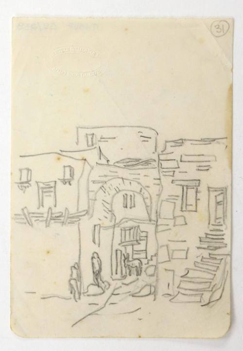 Στοά σε χωριό της νότιας Χίου