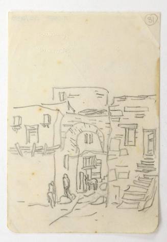 Στοά σε χωριό της νότιας Χίου