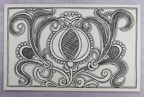 Μοτίβο με Ρόδι