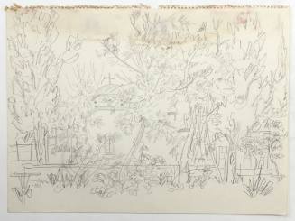 Εκκλησάκι με δέντρα