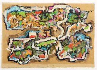 Τοπίο με σπίτια και θάλασσα