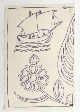 Λουλούδια και καράβι