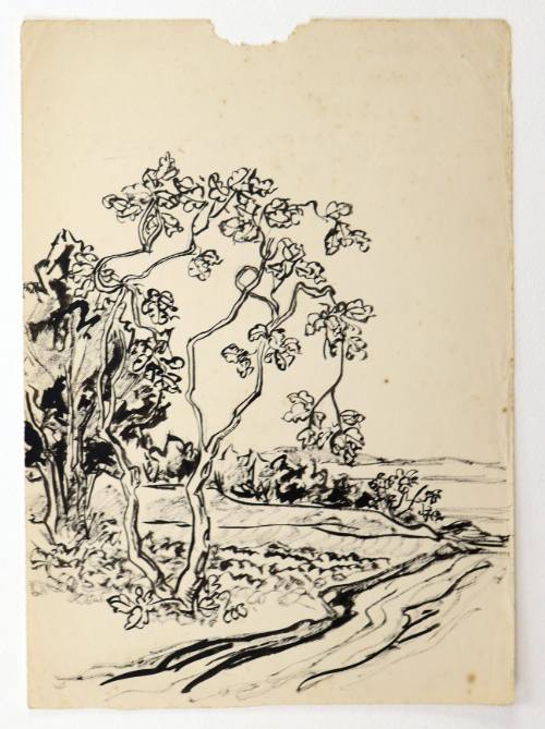 Δρόμος με δέντρα