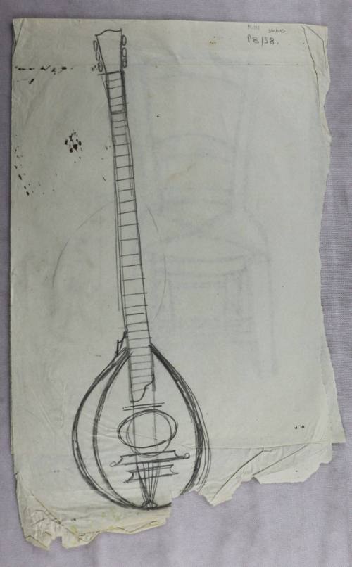 Δύο σχέδια (Καρέκλα και Μπουζούκι)