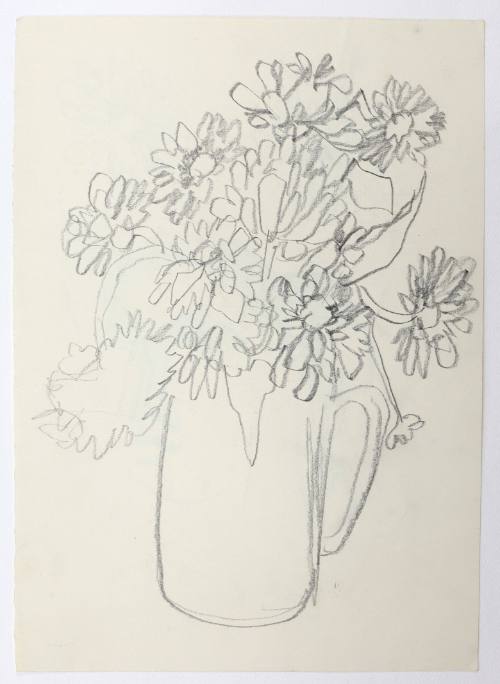 Βάζο με λουλούδια / Προτομή