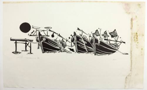 Βάρκες και πανσέληνος