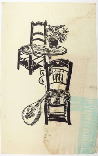 Καρέκλες με τραπεζάκι και ούτι