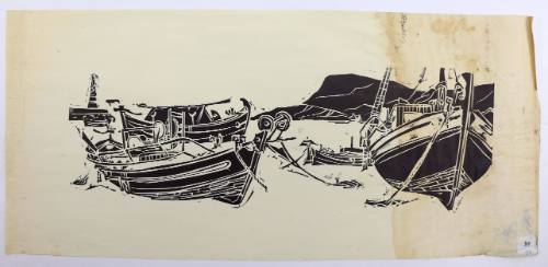 Βάρκες στο λιμάνι των Ψαρών