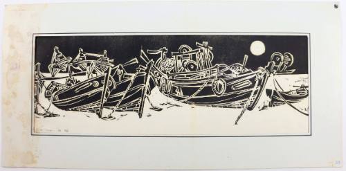 Βάρκες και πανσέληνος