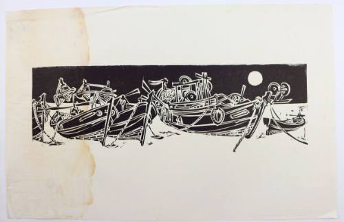 Βάρκες και πανσέληνος