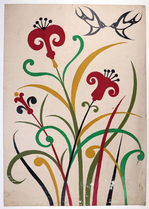 Λουλούδια και χελιδόνια