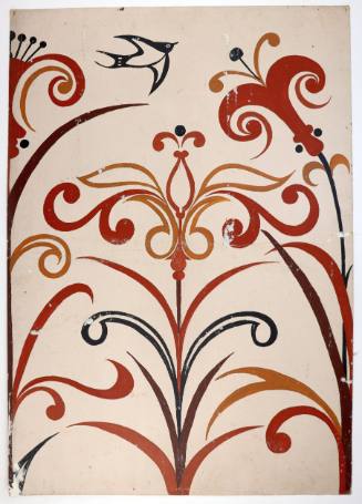 Λουλούδια και χελιδόνι