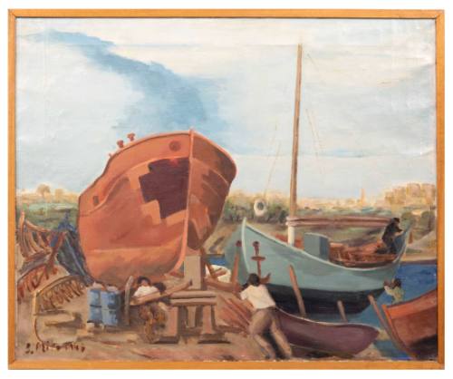 Καΐκια στο μώλο