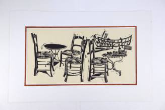 Καφενείο με σκελετό βάρκας