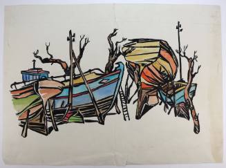 Βάρκες στο Καρνάγιο (έγχρωμο)