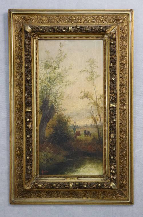 Βοσκός με αγελάδες