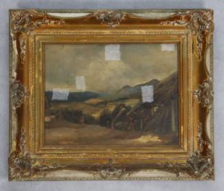 Τοπίο με καλύβες