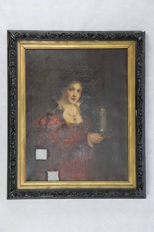 Νεαρό κορίτσι με Κανάτα