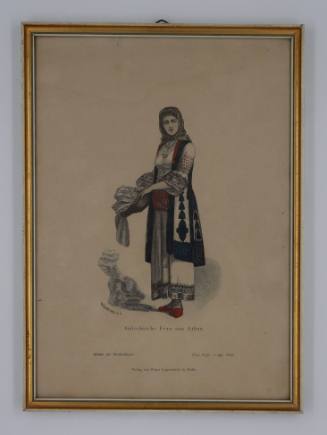 Ελληνίδα με παραδοσιακή ενδυμασία από την Αθήνα