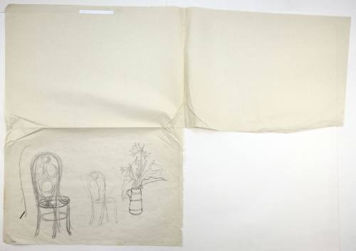 Καρέκλες και Βάζο με Λουλούδια