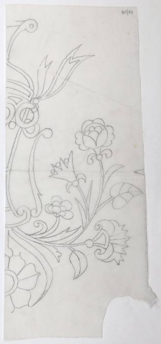 Μισό Μοτίβο με Λουλούδια