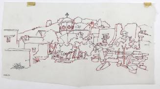 Τοπίο με εκκλησία