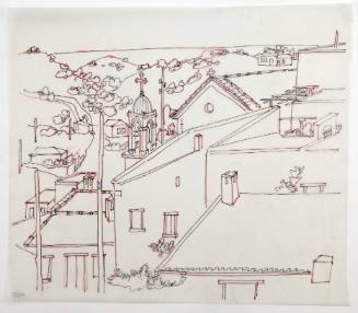 Τοπίο με εκκλησία