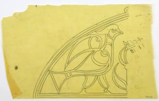 Μισό μοτίβο με πουλί