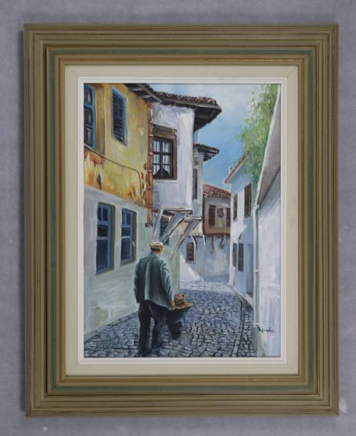 Αγρότης με καρότσι σε γκαλντερίμι