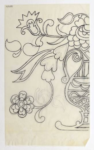 Μισό βάζο με λουλούδια