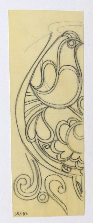 Μισό μοτίβο με πουλί