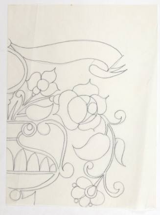 Μισό μοτίβο με λουλούδια