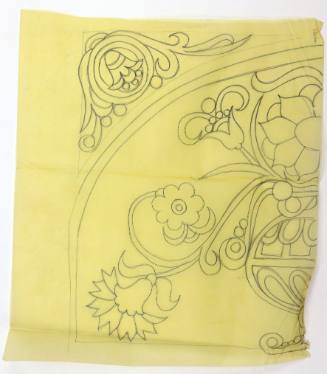 Μισό μοτίβο με λουλούδια