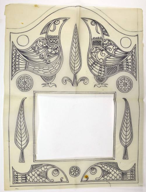 Μοτίβο με Πουλιά και Ψάρια