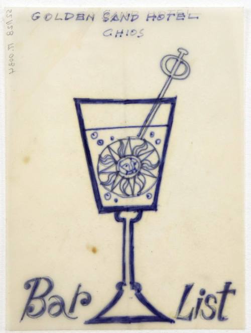 Golen Sand Hotel Bar List