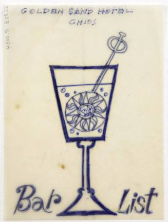 Golen Sand Hotel Bar List