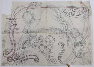 Προσχέδιο με λουλούδια