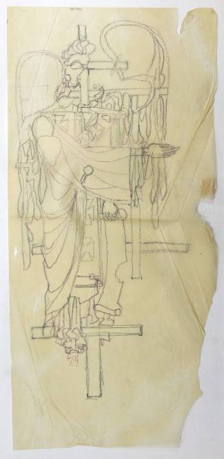 Σκίτσο με τη Σταύρωση