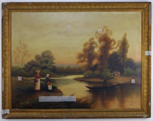 Τοπίο σε ποτάμι