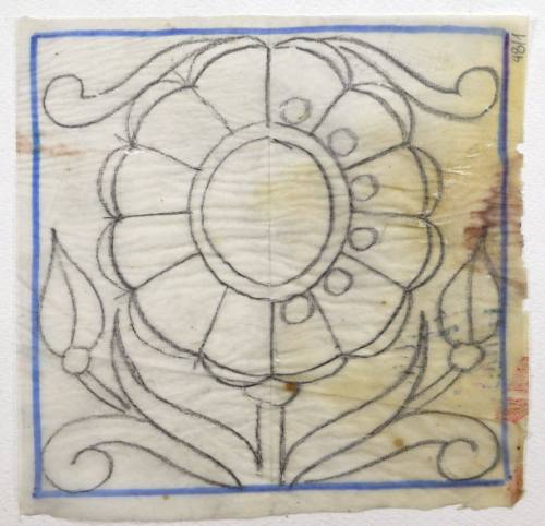 Μοτίβο με λουλούδι