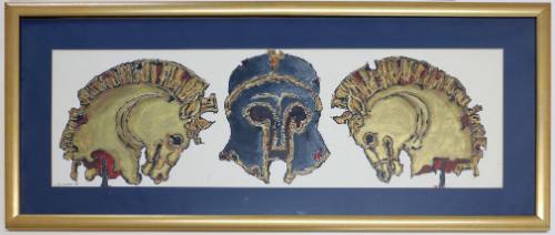 Κεφαλές αλόγων-περικεφαλαία