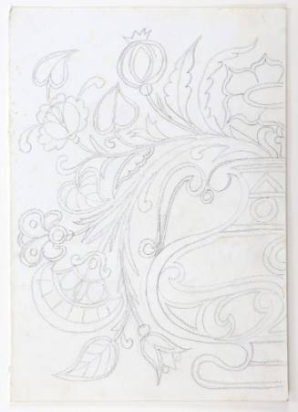 Μισό βάζο με λουλούδια