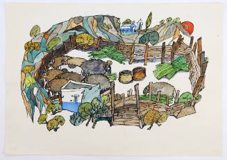 Στάνη με Πρόβατα