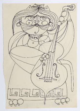 Γάτα με μουσικό όργανο