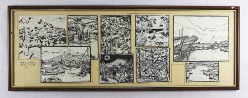 Προσχέδια για τα πρώτα χαρακτικά