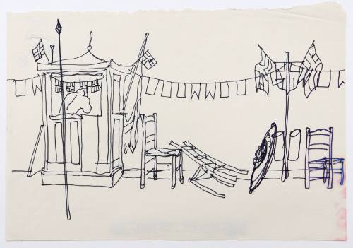 Περίπτερο και σημαιάκια