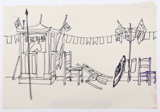 Περίπτερο και σημαιάκια